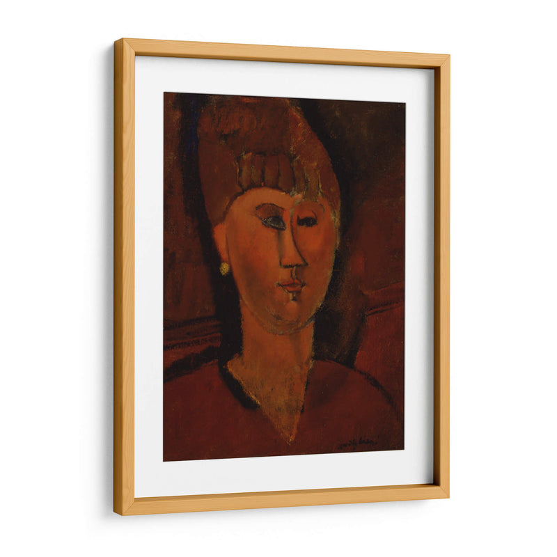 La chica pelirroja - Amedeo Modigliani | Cuadro decorativo de Canvas Lab