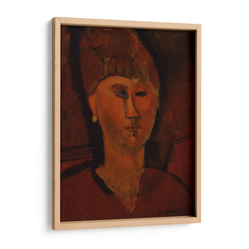 La chica pelirroja - Amedeo Modigliani | Cuadro decorativo de Canvas Lab