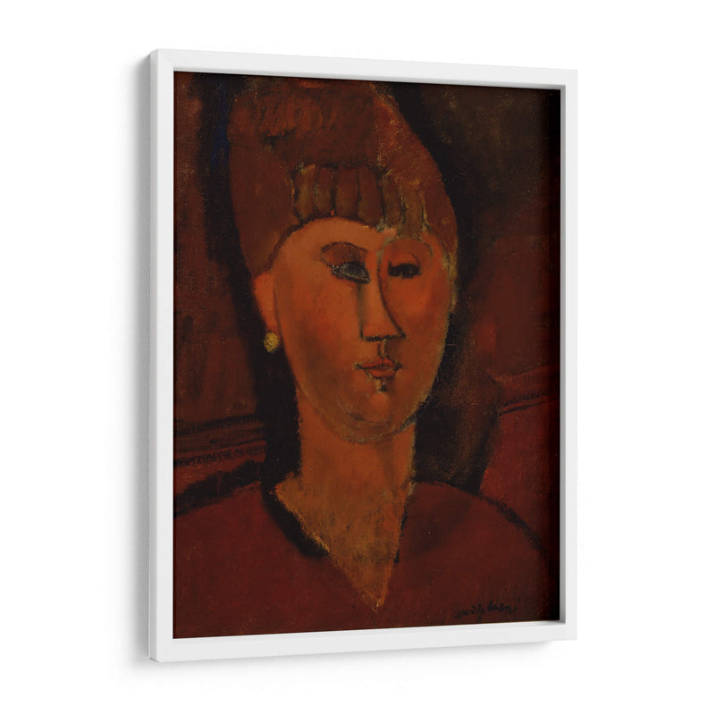 La chica pelirroja - Amedeo Modigliani | Cuadro decorativo de Canvas Lab