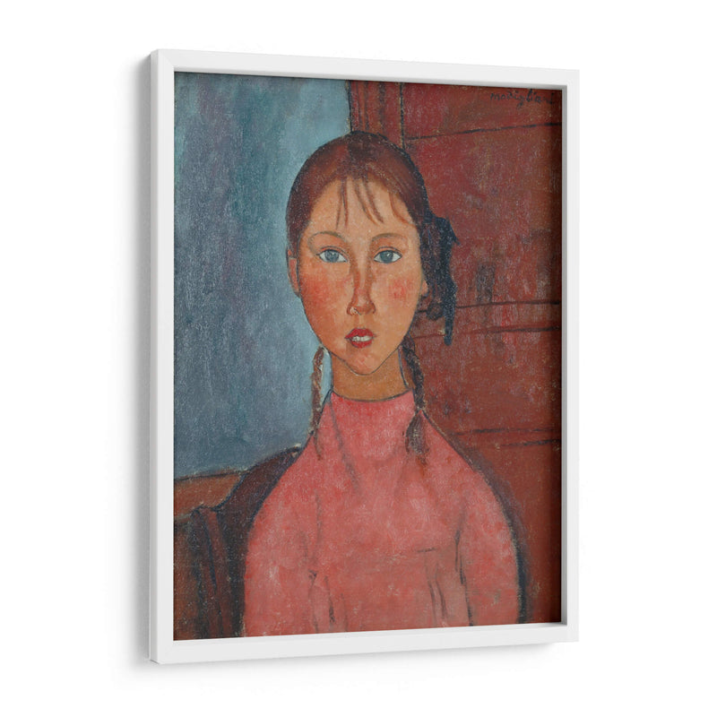 Niña con coletas - Amedeo Modigliani | Cuadro decorativo de Canvas Lab
