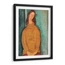 Retrato de Jeanne Hébuterne - Amedeo Modigliani | Cuadro decorativo de Canvas Lab