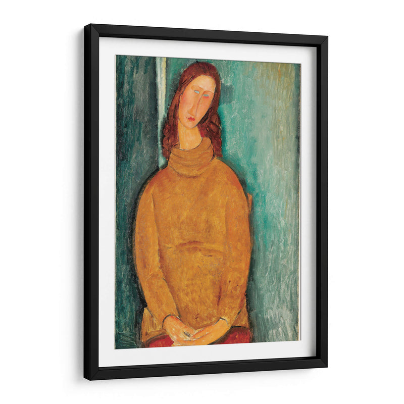 Retrato de Jeanne Hébuterne - Amedeo Modigliani | Cuadro decorativo de Canvas Lab