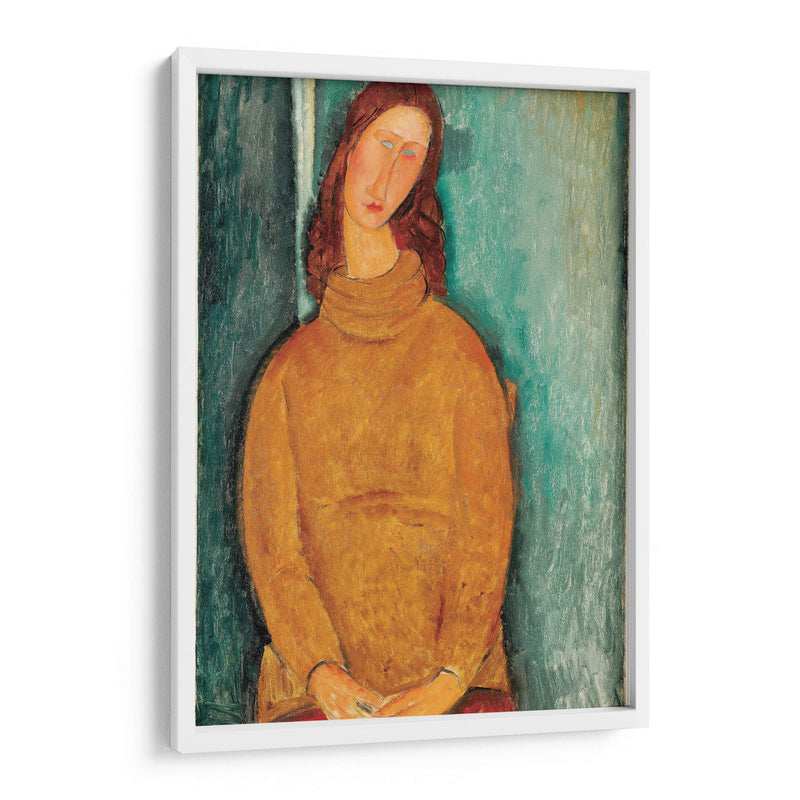 Retrato de Jeanne Hébuterne - Amedeo Modigliani | Cuadro decorativo de Canvas Lab