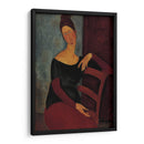 Retrato de la esposa del artista (Jeanne Hébuterne) - Amedeo Modigliani | Cuadro decorativo de Canvas Lab
