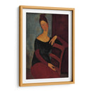 Retrato de la esposa del artista (Jeanne Hébuterne) - Amedeo Modigliani | Cuadro decorativo de Canvas Lab