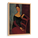 Retrato de la esposa del artista (Jeanne Hébuterne) - Amedeo Modigliani | Cuadro decorativo de Canvas Lab