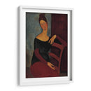 Retrato de la esposa del artista (Jeanne Hébuterne) - Amedeo Modigliani | Cuadro decorativo de Canvas Lab