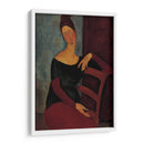 Retrato de la esposa del artista (Jeanne Hébuterne) - Amedeo Modigliani | Cuadro decorativo de Canvas Lab