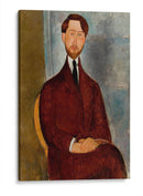 Retrato de Léopold Zborowski - Amedeo Modigliani | Cuadro decorativo de Canvas Lab