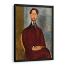 Retrato de Léopold Zborowski - Amedeo Modigliani | Cuadro decorativo de Canvas Lab