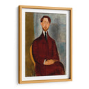 Retrato de Léopold Zborowski - Amedeo Modigliani | Cuadro decorativo de Canvas Lab