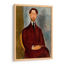 Retrato de Léopold Zborowski - Amedeo Modigliani | Cuadro decorativo de Canvas Lab