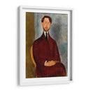 Retrato de Léopold Zborowski - Amedeo Modigliani | Cuadro decorativo de Canvas Lab