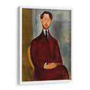 Retrato de Léopold Zborowski - Amedeo Modigliani | Cuadro decorativo de Canvas Lab