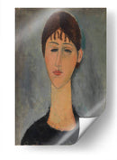 Retrato de Mme. Zborowska - Amedeo Modigliani | Cuadro decorativo de Canvas Lab