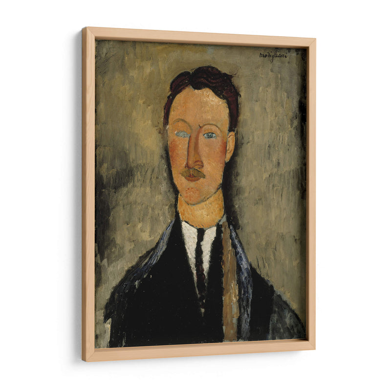Retrato del artista Léopold Survage - Amedeo Modigliani | Cuadro decorativo de Canvas Lab