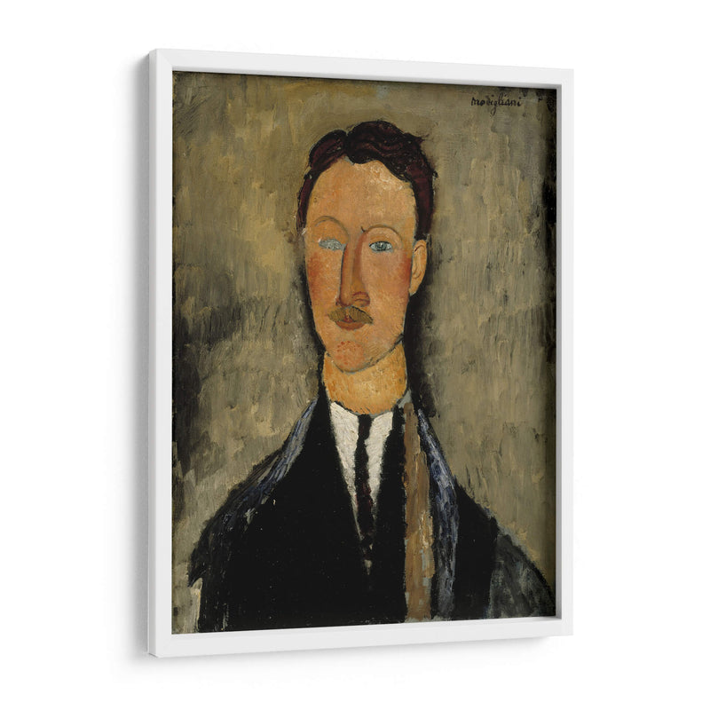 Retrato del artista Léopold Survage - Amedeo Modigliani | Cuadro decorativo de Canvas Lab