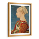 Retrato de perfil de una joven - Antonio Pollaiuolo | Cuadro decorativo de Canvas Lab