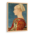 Retrato de perfil de una joven - Antonio Pollaiuolo | Cuadro decorativo de Canvas Lab
