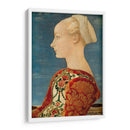 Retrato de perfil de una joven - Antonio Pollaiuolo | Cuadro decorativo de Canvas Lab