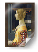 Retrato de Giovanna Tornabuoni - Domenico Ghirlandaio | Cuadro decorativo de Canvas Lab