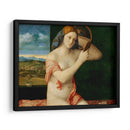Mujer joven en su tocador - Giovanni Bellini | Cuadro decorativo de Canvas Lab