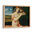 Mujer joven en su tocador - Giovanni Bellini | Cuadro decorativo de Canvas Lab