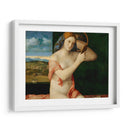 Mujer joven en su tocador - Giovanni Bellini | Cuadro decorativo de Canvas Lab