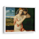 Mujer joven en su tocador - Giovanni Bellini | Cuadro decorativo de Canvas Lab