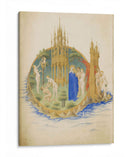 El jardín del Edén - Hermanos Limbourg | Cuadro decorativo de Canvas Lab