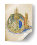 El jardín del Edén - Hermanos Limbourg | Cuadro decorativo de Canvas Lab