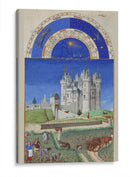 Septiembre - Las muy ricas horas del Duque de Berry - Hermanos Limbourg | Cuadro decorativo de Canvas Lab