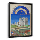 Septiembre - Las muy ricas horas del Duque de Berry - Hermanos Limbourg | Cuadro decorativo de Canvas Lab