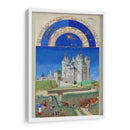 Septiembre - Las muy ricas horas del Duque de Berry - Hermanos Limbourg | Cuadro decorativo de Canvas Lab