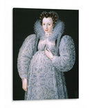 Retrato de una dama desconocida - Marcus Gheeraerts el joven | Cuadro decorativo de Canvas Lab