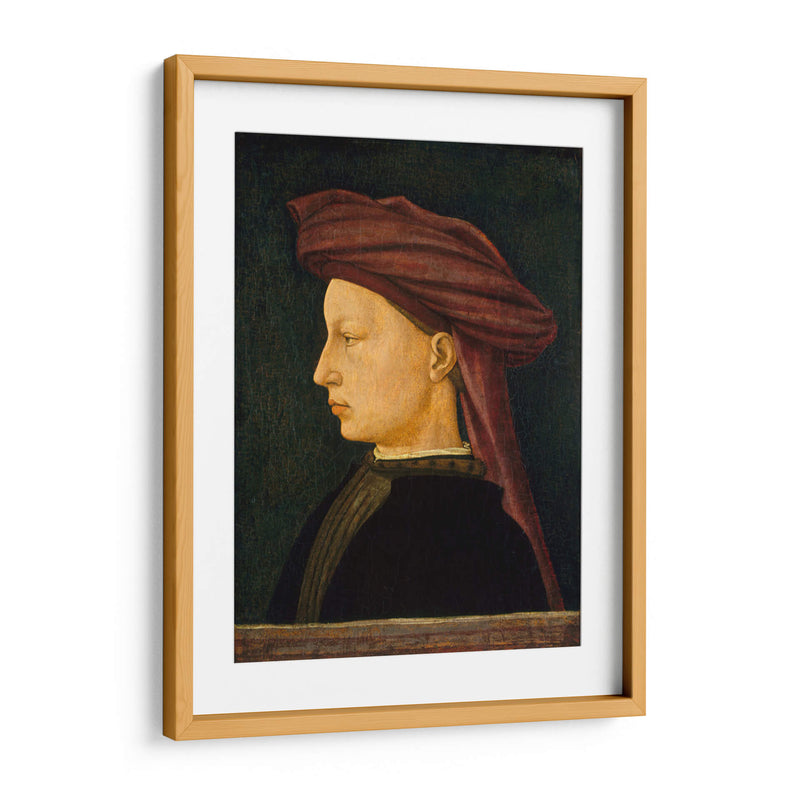 Retrato de un joven - Masaccio | Cuadro decorativo de Canvas Lab
