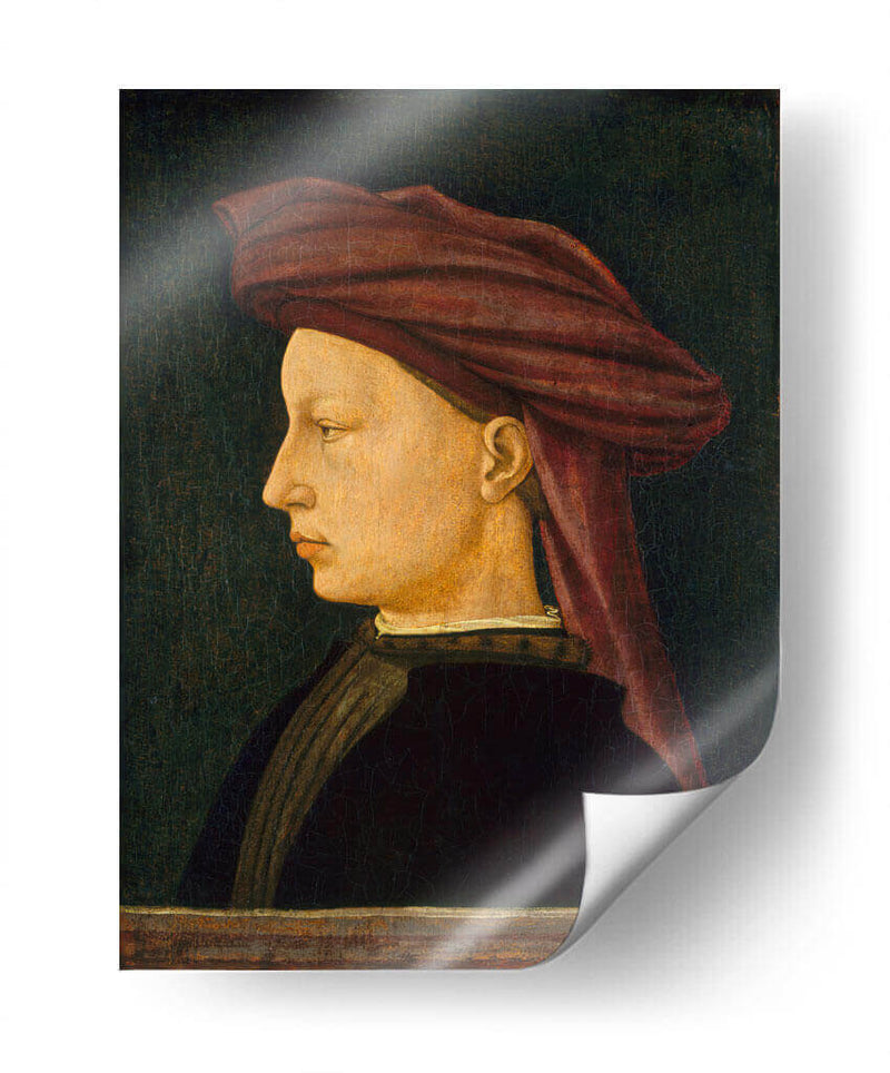 Retrato de un joven - Masaccio | Cuadro decorativo de Canvas Lab