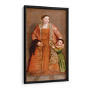 Retrato de la condesa Livia da Porto Thiene y su hija Deidamia - Paolo Veronese | Cuadro decorativo de Canvas Lab