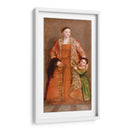 Retrato de la condesa Livia da Porto Thiene y su hija Deidamia - Paolo Veronese | Cuadro decorativo de Canvas Lab