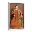 Retrato de la condesa Livia da Porto Thiene y su hija Deidamia - Paolo Veronese | Cuadro decorativo de Canvas Lab