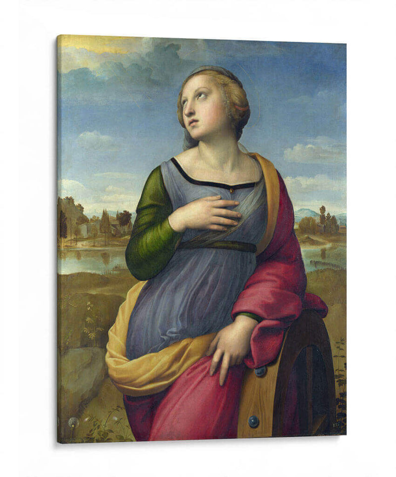 Santa Catalina de Alejandría - Rafael Sanzio | Cuadro decorativo de Canvas Lab