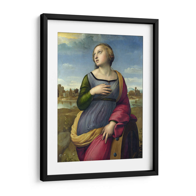 Santa Catalina de Alejandría - Rafael Sanzio | Cuadro decorativo de Canvas Lab