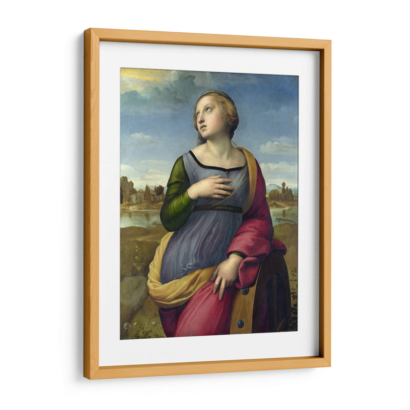 Santa Catalina de Alejandría - Rafael Sanzio | Cuadro decorativo de Canvas Lab