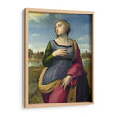 Santa Catalina de Alejandría - Rafael Sanzio | Cuadro decorativo de Canvas Lab