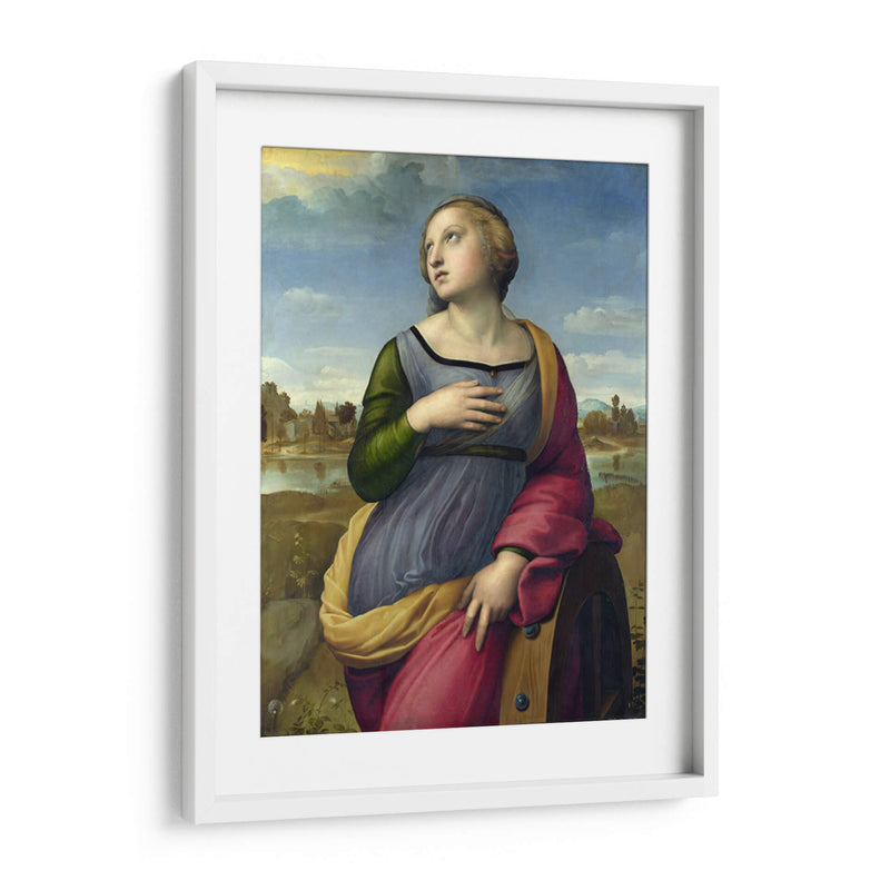 Santa Catalina de Alejandría - Rafael Sanzio | Cuadro decorativo de Canvas Lab