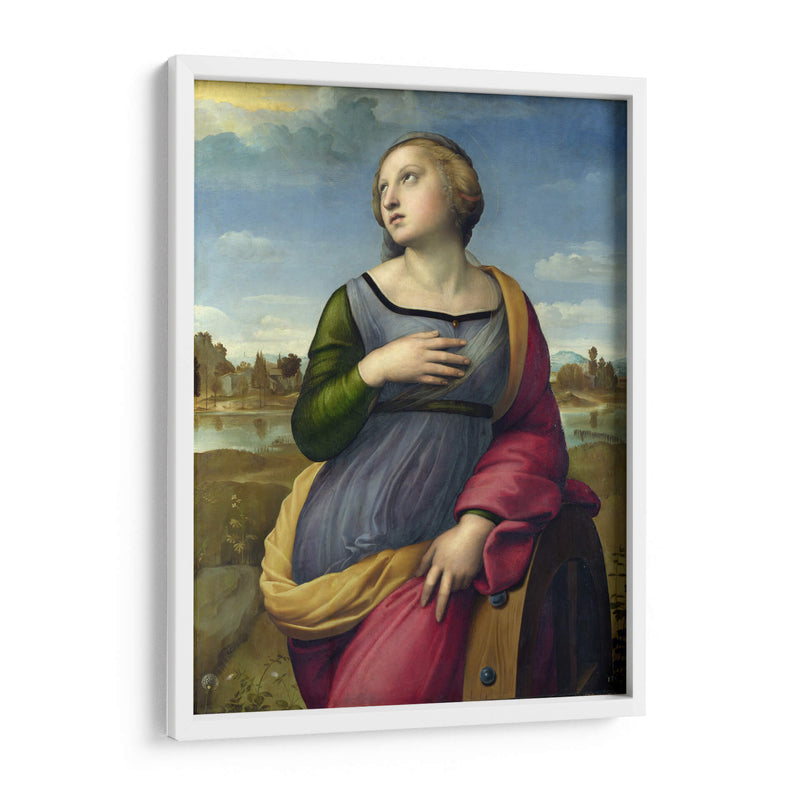 Santa Catalina de Alejandría - Rafael Sanzio | Cuadro decorativo de Canvas Lab