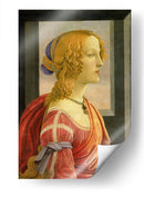 Retrato de Simonetta Vespucci - Sandro Botticelli | Cuadro decorativo de Canvas Lab