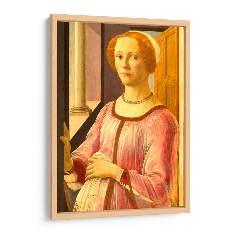Retrato de Smeralda Bandinelli - Sandro Botticelli | Cuadro decorativo de Canvas Lab