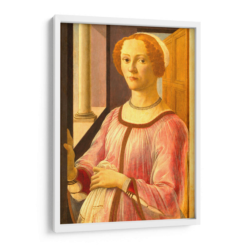 Retrato de Smeralda Bandinelli - Sandro Botticelli | Cuadro decorativo de Canvas Lab