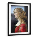 Retrato de una mujer - Sandro Botticelli | Cuadro decorativo de Canvas Lab